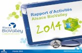 Rapport d'activités 2014 Alsace BioValley