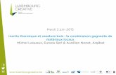 LUXEMBOURG CREATUVE 2015-06-02 : Inertie thermique et ossature bois