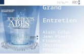 JABES 2015 - La place de l'ABES dans l'écosystème des métadonnées / Jean-Pierre Finance (Président du CA de l'ABES), Alain Colas (DISTRD- MENESR), Christophe Péralès (Président