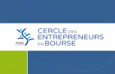 PMEfinance Cercle des Entrepreneurs en Bourse 2015 bulletin d'adhésion