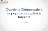 Ouvrir la démocratie aux populations via Internet