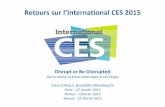CES 2015 wrap up - Disrupt of Be Disrupted