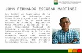 Propuesta Rectoria PCJIC John Fernando Escobar