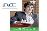 Présentation de Sage 100 CRM i7 v8