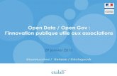 Open Data et Open Government, par Laure Lucchesi, webassoc 29 janvier 2015