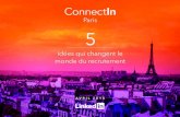 ConnectIn Paris 2015 Trendbook : 5 idées qui changent le monde du recrutement