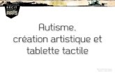 Autisme,  création artistique et  tablette tactile