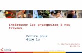 ReF 4 - PASS - Intéresser les entreprises - Fabienne Windels (SIRRIS)