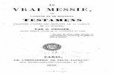 Abbé Guillaume OEGGER Le Vrai Messie 1829