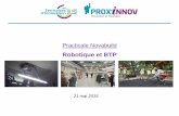 Btp et robotique Proxinnov - Practicale Novabuild 21/05/2015