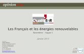 Les français et les énergies renouvelables