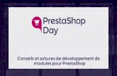 #PrestaShopDay - Atelier - Conseils & astuces développement de modules