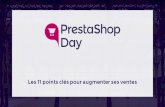 #PrestaShopDay - Atelier - 11 recommandations pour booster vos ventes