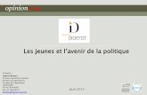 OpinionWay pour l'Institut Diderot - Les jeunes et l'avenir de la politique - Avril 2015