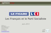 Sondage OpinionWay pour Le Figaro - LCI- Les Français et le PS / Juin 2015