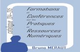 Catalogue 2014-2015 de formations et interventions Pratiques et Ressources Numériques Bruno Méraut