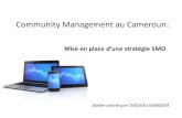 Community Management au Cameroun