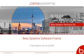 Présentation Beta Systems France