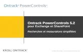 Ontrack PowerControls pour Exchange & SharePoint