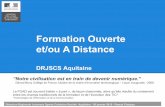 FOAD DRJSCS Aquitaine 2015, conseils pour l'habilitation