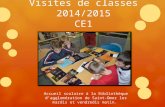 Accueil des classes CE1 - 2014/2015