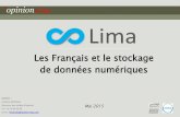 Lima - Les Français et le stockage de données numériques - Par OpinionWay -mai 2015