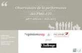 Observatoire PME-ETI - Banque Palatine / Challenges - Par OpinionWay - juin 2015