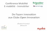 L'Open innovation à la conference e-mobilite @SchneiderElec