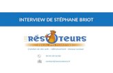 Interview Stéphane Briot. Un blogueur hors-pair