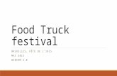 Food truck festival Bruxelles, mai 2015