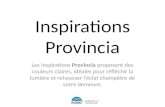 Projets maibec d'inspirations Provincia