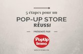 5 étapes pour un Pop- Up Store réussi