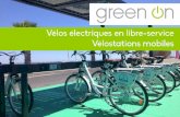 Green on   vélostations mobiles