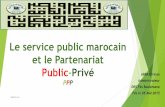 Le service public marocain et le partenariat public privé
