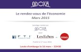 Le rendez vous de l'économie odoxa-fti consulting-les echos-radio classique- mars 2015