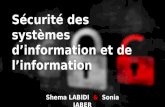 Sécurité des Systèmes d'Information et de l'Information