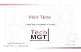 Gérez vos documents business avec Plan Time