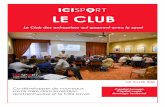 ICISPORT Le Club 500, le club des entreprises qui gagnent avec le sport