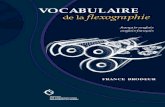 Vocabulaire flexographie bilingue anglais