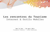 Colloque Meuse Tourisme - Mon site et sa stratégie de référencement naturel