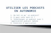 Utiliser les podcast en autonomie