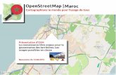 OpenstreetMap, les territoires, la cartographie, en classe.