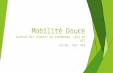 Mobilité Douce - Présentation Gis-Day 2014, Nyon