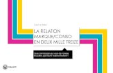 LA RELATION MARQUE / CONSO EN 2013