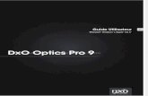 DxO Optics Pro 9.1 Guide Utilisateur Win Mac