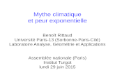 Diapo Rittaud: Mythe climatique et peur exponentielle