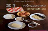 21 Desserts Inratables (J'Aime - Caroline Lecluze