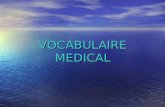 Vocabulaire Medical
