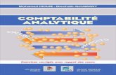 Comptabilité Analytique-Exercices corrigés avec rappel de cours