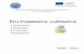 Dictionnaire Culinaire